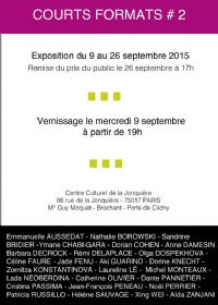 Courts Formats 2. Du 9 au 26 septembre 2015 à Paris17. Paris. 